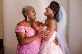 Mother daughter Wedding